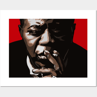 Pop Art of Louis Armstrong in red Posters and Art